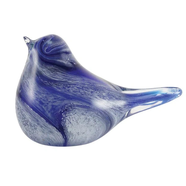 Glass Songbird (holds ashes)