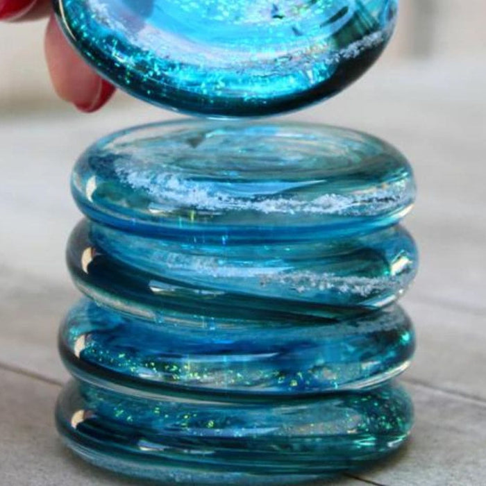 Glass Stones on the Beach