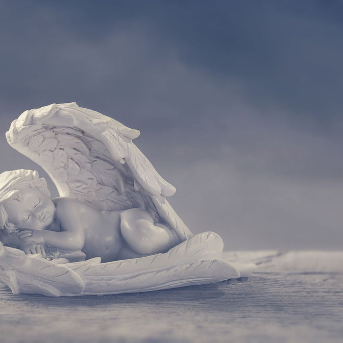 Sleeping Angel Child Statue
