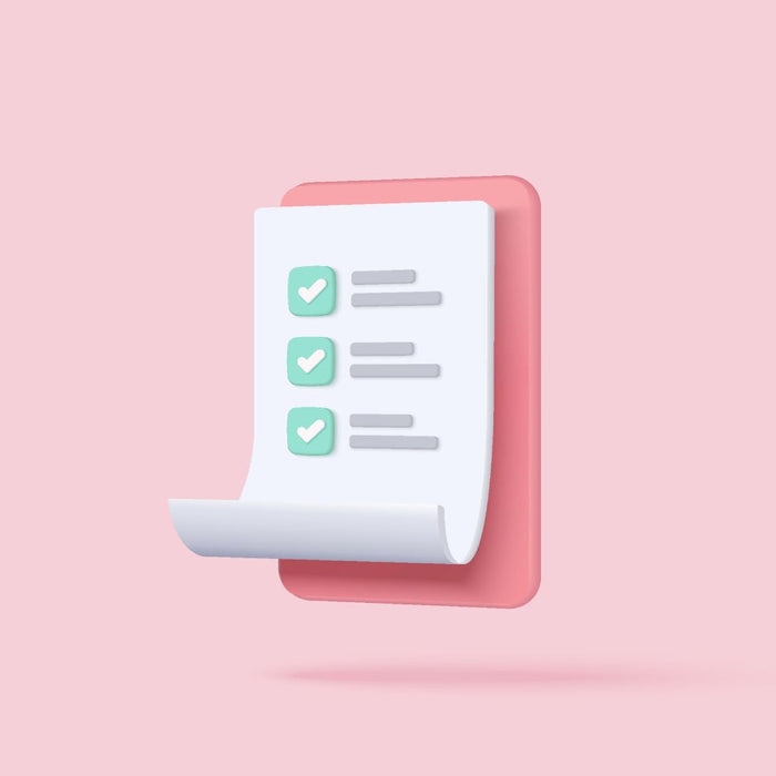 checklist with clipboard icon 