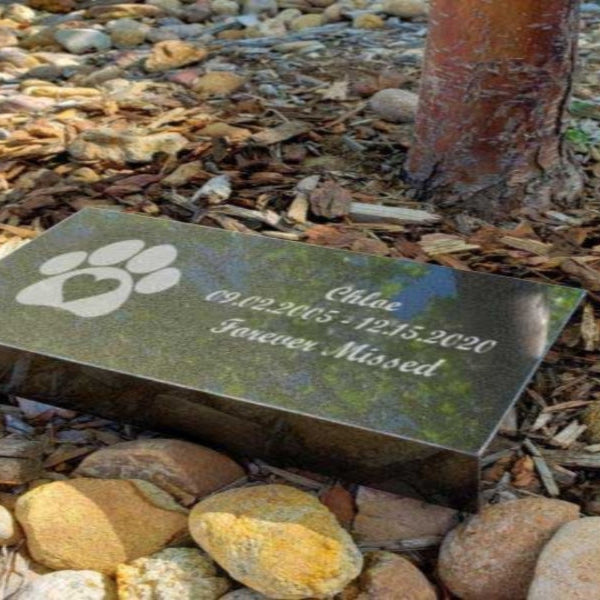 pet memorial stone