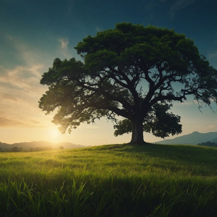 tree on beautiful meadow