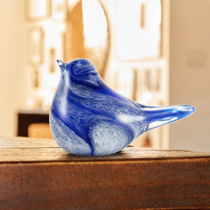 Glass Songbird (holds ashes)