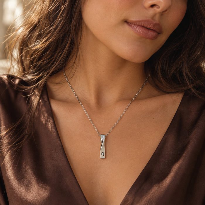Jeweled Bar Pendant