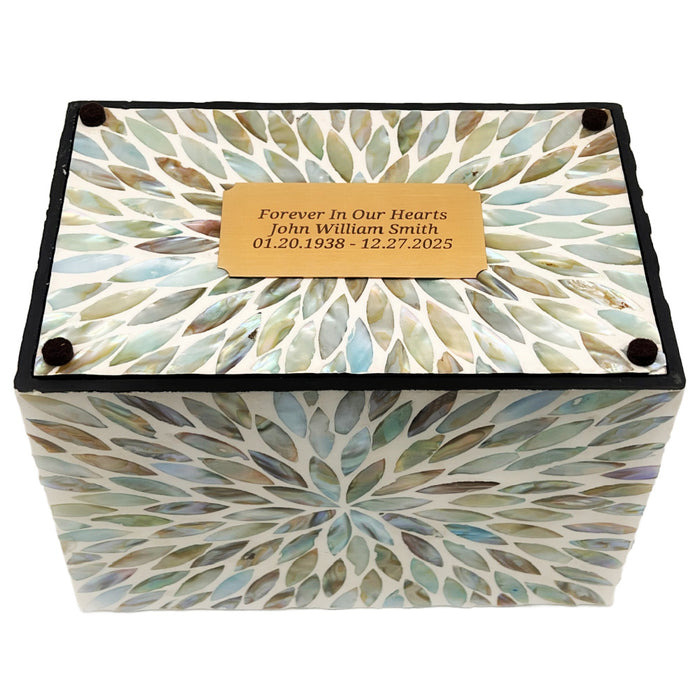 Laguna Urn Collection (urns made from seashells)