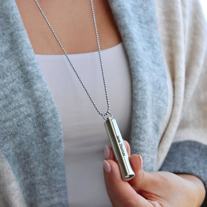 Custom Cremation Pendant Vial