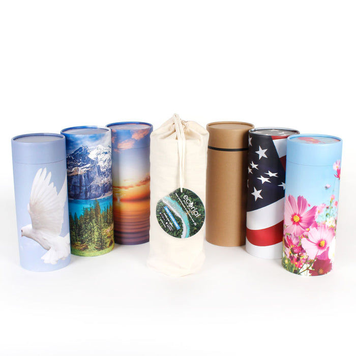 Hawaiian Sunset Scattering Urn - Eco Friendly Biodegradable Cremation Urn For Adult Ashes
